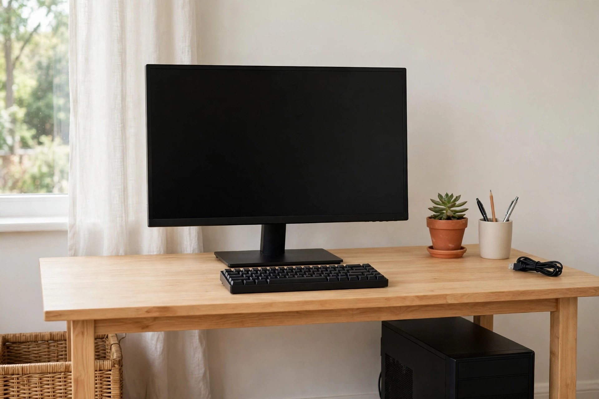 Best monitor for Mac mini in 2026: an affordable 4K monitor on a budget home office desk